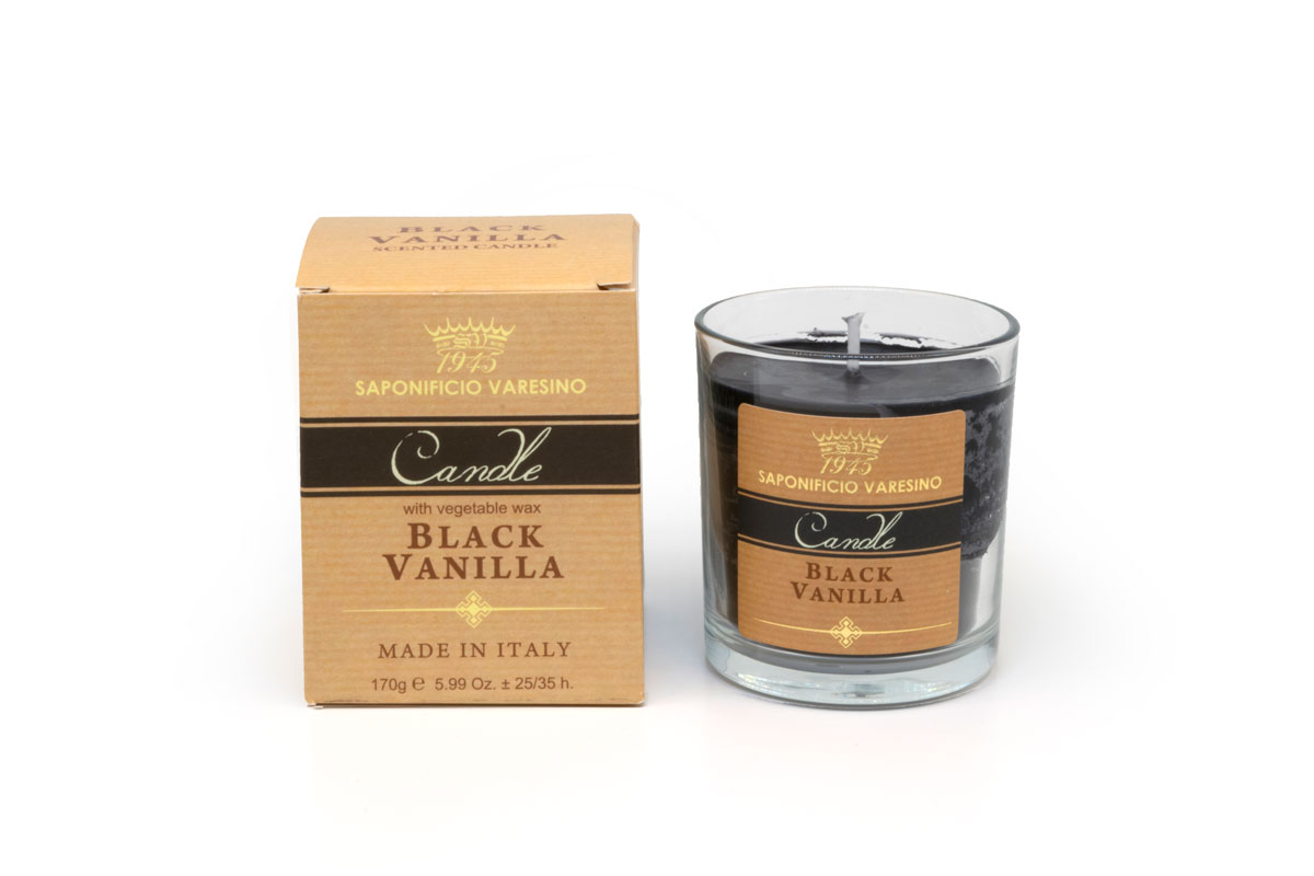 Saponificio Varesino SV Black Vanilla 170g Candle